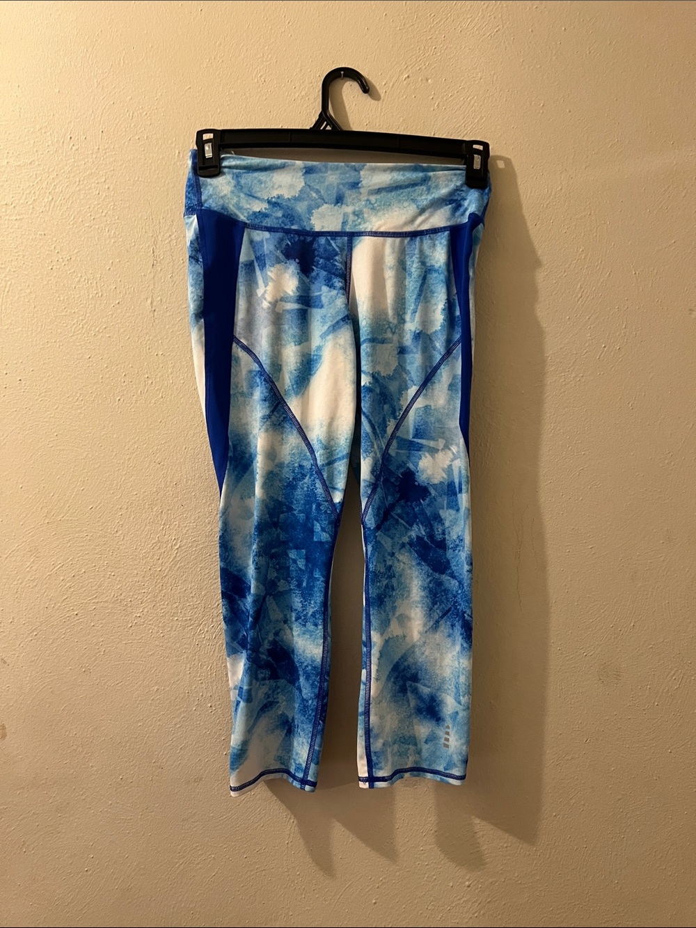 Lands End Capri Leggings Blue